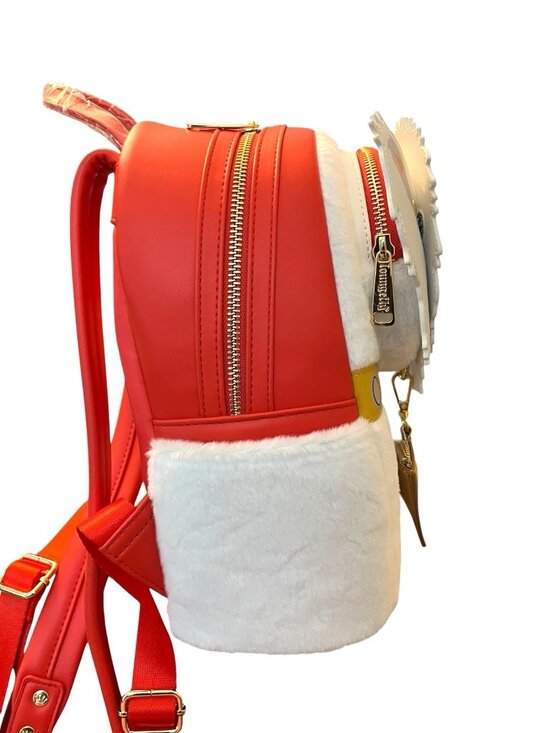 Loungefly DC Comic Supergirl Krypto Figural Mini Backpack White Dog Faux Fur NWT main image 4